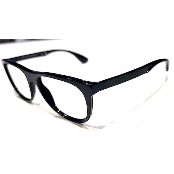 Prada Spr04S No Lenses Black Oval Sunglasses Frame 57-19 145 Italy